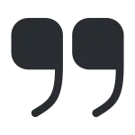 Quote Down SVG Icon